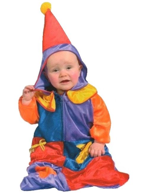 Deguisement enfant sac clown 1 an - costume - fille - garcon - carnaval