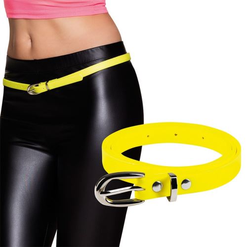 ceinture jaune fluo adulte