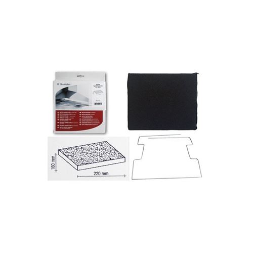 Typ20 Filtre Charbon Type20 Long Life 220X180Mm pour Hotte Electrolux