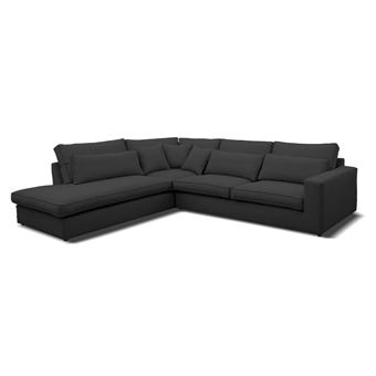 Canapé Dangle Gauche Xl En Coton Lin Et Coussins Grand