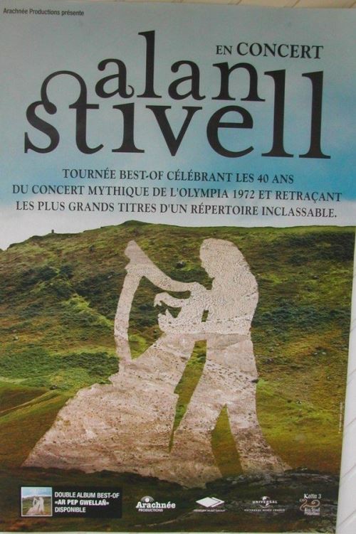 Alan STIVELL - 78x118 cm - AFFICHE / POSTER
