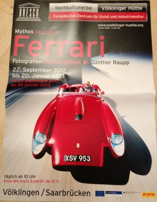 FERRARI - 60x80 cm - AFFICHE / POSTER