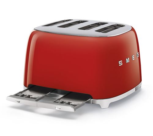 Smeg Smeg TSF03CREU Toaster/Grille-pain 4 Nombre de