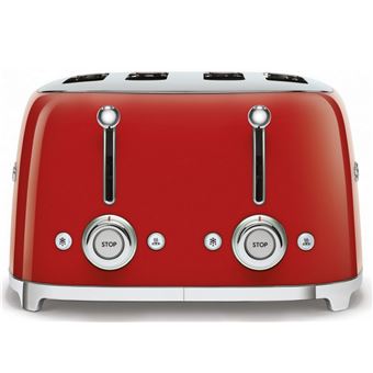 Grille-pain Smeg TSF03 950 W 4 fentes Toaster Bleu Chrome - Achat & prix