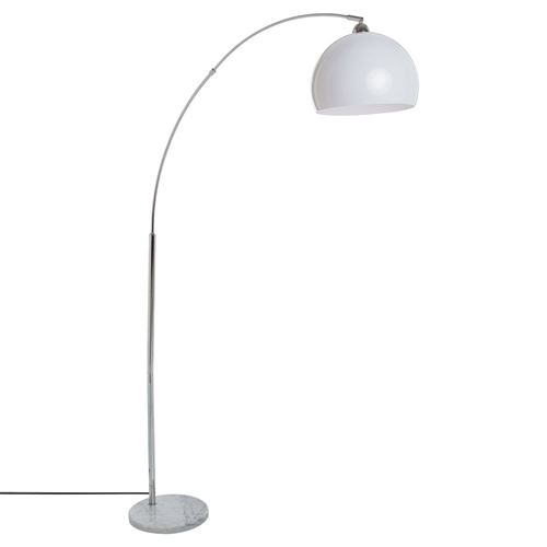 Atmosphera - Lampadaire en métal Contempo Chic - H. 179 cm - Blanc