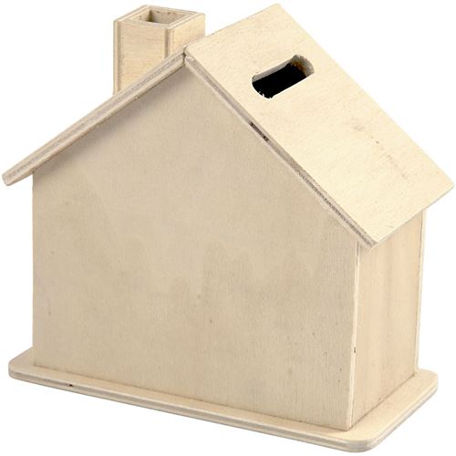 Tirelire en bois, 10 pièces