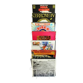 Enova hifi Support Mural 60 Vinyles Blanc - Vwm 60 Wh - Support Mural Vinyle Blanc