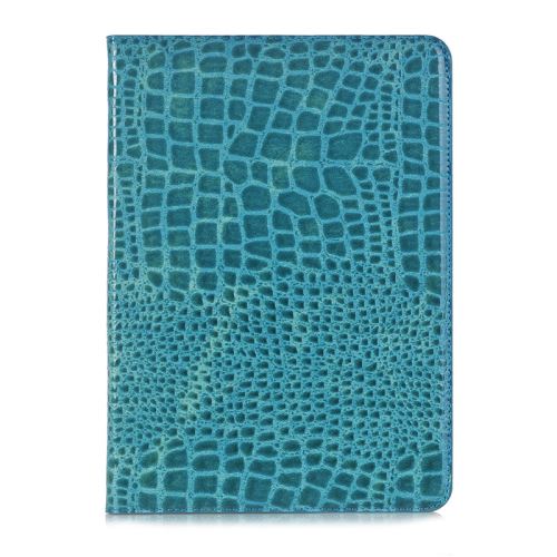 WISETONY® Etui PU cuir Coque Housse rotative 360°pour Samsung Galaxy Tab 4 8.0 T330 T331 T335 - Bleu