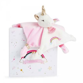 doudou mouchoir licorne