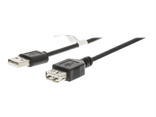 Valueline VLCT60010B20 Câble de rallonge USB 2.0 A Male - A Female Black