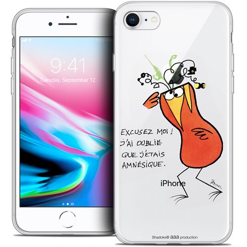 Coque Gel Apple iPhone 7 (4.7 ) Extra Fine Les Shadoks® - Amnésie