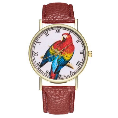 Nouveau bracelet en cuir Montres pour hommes et femmes à la mode Montre à quartz Montres pour hommes et femmes T131-Acafé