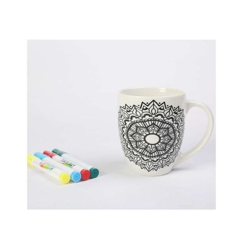 Mug Just Add Colour - 13 x 10 cm - 525 mL - Céramique