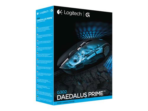 Logitech G302 Daedalus Prime MOBA Gaming - Souris - 6 boutons - filaire -  USB - Souris - Achat & prix