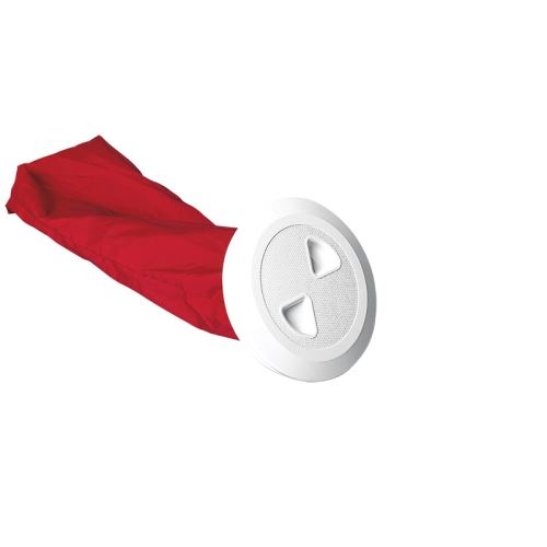 Trappes de visite rondes avec sac amovible. couleur blanche Int.Ø108mm