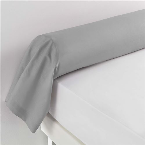 Taie de traversin 85 x 185 cm uni 57 fils lina +point bourdon Galet