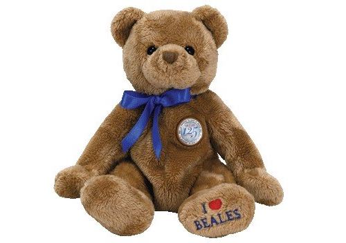 TY Beanie Baby - NIGEL l'Ours (Exclusivité Beales UK)