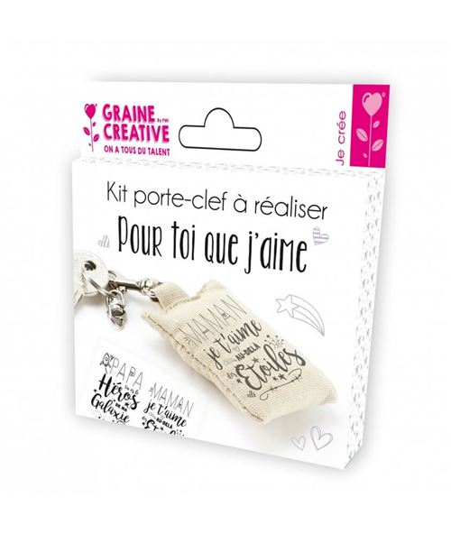 Kit porte-clés à réaliser - Fête des mères/ Fête des