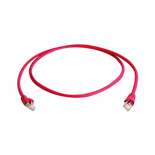 Telegärtner MP8 FS 600 - cordon de raccordement - 1 m - rouge