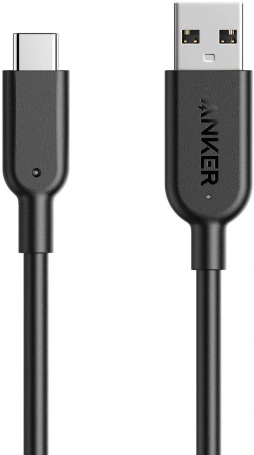 Anker PowerLine II - Câble USB - USB-C (M) pour USB type A (M) - USB 3.1 Gen 2 - 3 A - 90 cm - noir
