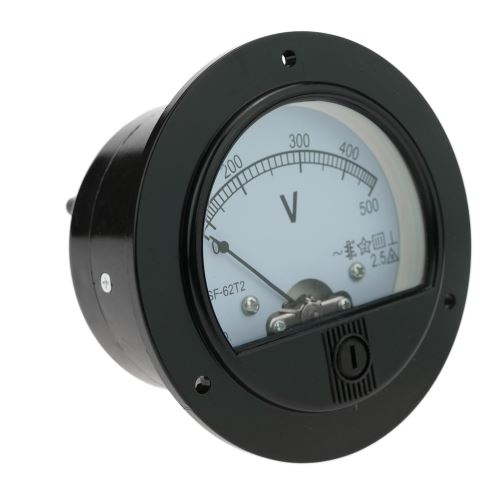 Compteur électrique analogique de panneau ronde 70mm 500V voltmètre