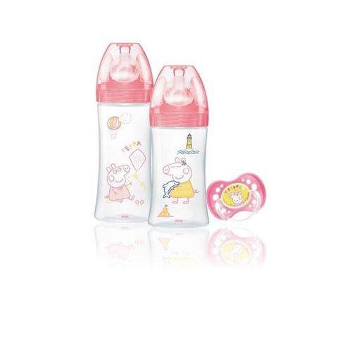 DODIE- Coffret de biberons Peppa Pig