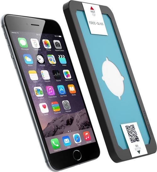 Forceglass Film de protection d'écran en verre trempé pour iPhone6/6S/7/8