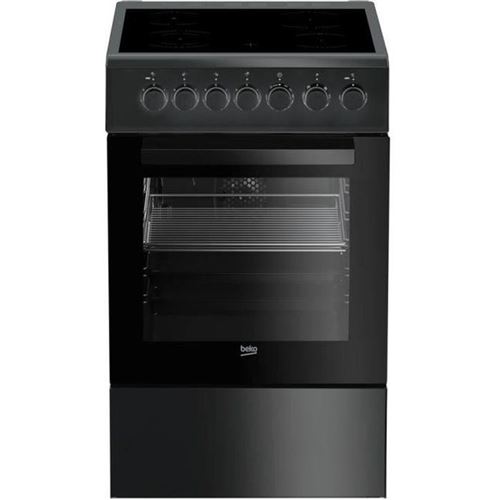 Beko Fss57100Gac - Cuisinière - Pose Libre - Largeur : 50 Cm - Profondeur : 60 Cm - Hauteur : 85 Cm - Avec Système Auto-Nettoyant - Anthracite