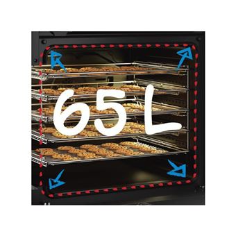 Beko FSS57100GAC - Cuisinière - pose libre - largeur : 50 cm - profondeur : 60 cm - hauteur : 85 cm - avec système auto-nettoyant - anthracite