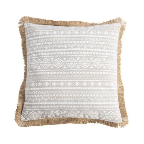 DEKO & CO Coussin imprimé et déhoussable Galapagos All-Over - 40 x 40 cm