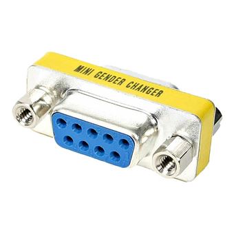 StarTech.com Changeur de genre DB9 - Slim - Coupleur série DB9 vers DB9 - Inverseur de genre série - F/F - Changeur de genre série - DB-9 (F) pour DB-9 (F) - pour P/N: ICUSB2324852, ICUSB422, NETRS232, NETRS2321P, NETRS2321POE, NETRS2322P, NETRS232485W - 1