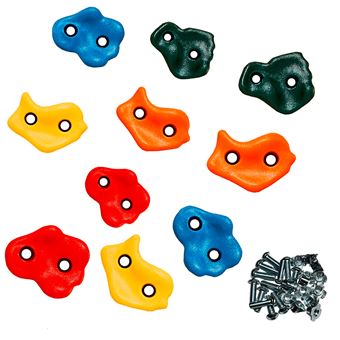 Pierres à Grimper 12er Set Mur D'Escalade Poignées Pour Tour de Jeux