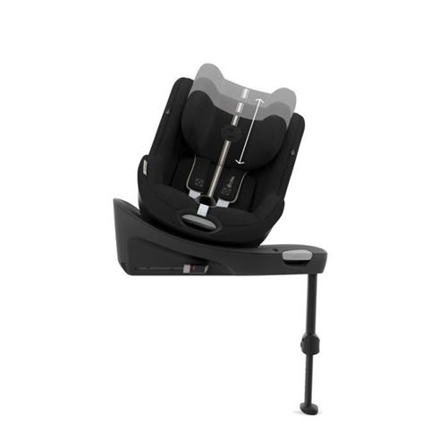 Siege auto Pivotant 360° Sirona G i-Size Plus - Moon Black -