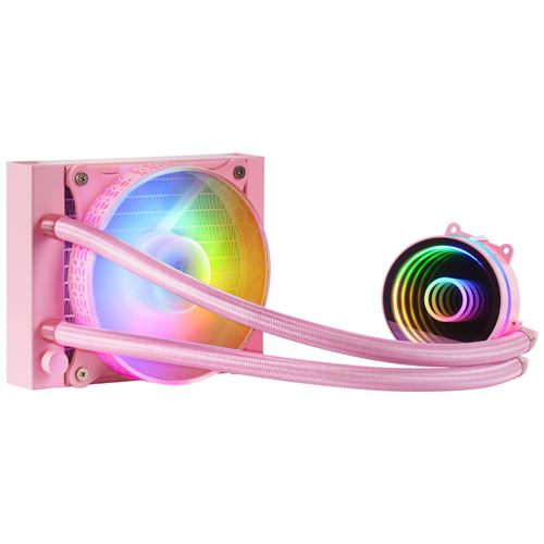 Mars Gaming ML-ONE120, Refrigeración Líquida CPU, TDP 200W, Iluminación FRGB, Multisocket Universal, Refrigeración Líquida Gaming FRGB Negro, Rosa o Blanco