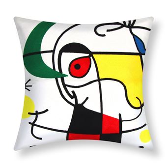 Lot de 2 Housses de Coussin 45x45 cm Brodées Art Enigma Avizar Multicolore - 1