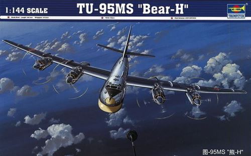 Tu-95ms ''bear-h'' - 1:144e - Trumpeter