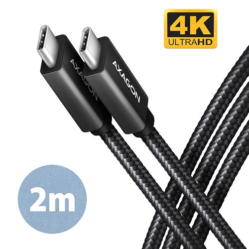Non Communiqué Noir Axagon Bucm32-Cm20ab Kabel Usb-C 3.2 Gen 2 Sur Usb-C 3.2 Gen 2,
