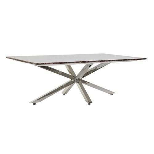 Table d'appoint DKD Home Decor Marbre Acier 130 x 80 x 45 cm