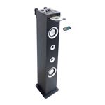 Inovalley Karaoke - Enceinte pc Bluetooth lumiere multicolore fonction cd - Noir - Mate