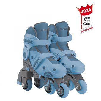 Globber - Rollers évolutifs 2-en-1 Taille S-M du 30 au 33 - Bleu ciel