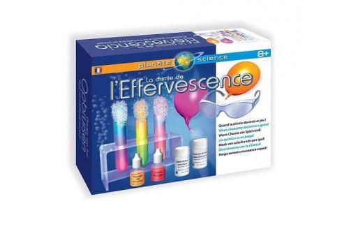 La chimie de l'effervescence - jeu educatif  experiences - atelier scientifique 8-99 ans - fabrique en france