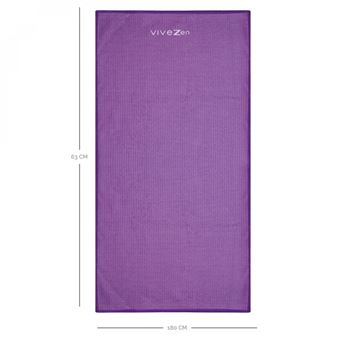 Tapis de Yoga - 186 x 120 cm ? Violet