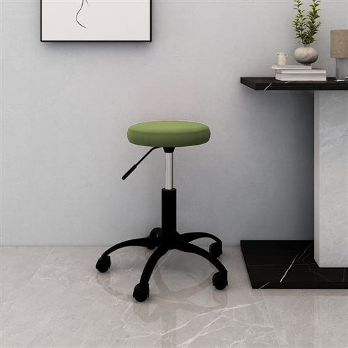 Vidaxl Vert/Clair Chaise Pivotante De Bureau - Image 3