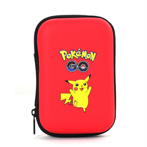 Boîte de rangement pour 50 cartes de jeu Pokémon Rouge
