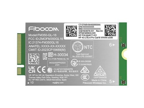 Non Communiqué Hp - Modem Cellulaire Sans Fil - 4G Lte Advanced Pro