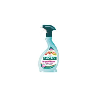 Nettoyant désinfectant multi-surfaces SANYTOL Pamplemousse 500 ml au pistolet  sans javel - 1
