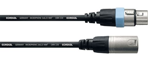 Cordial Câble Micro XLR 10 M