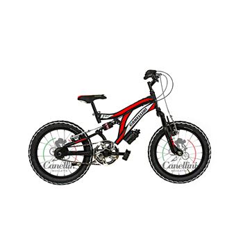 Vélo Enfant Canellini FULL SUSPENSION COLORADO 16 Noir/Rouge