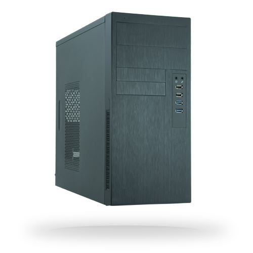 Chieftec Industrial Noir Chieftec Elox Series Ho-11B - Tour - Micro Atx 350 Watt (Atx) - Usb/Audio - Image 3