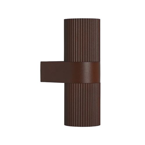 Nordlux 2318051009 Kyklop Ripple Wall Light GU10 Rust Brown Metal